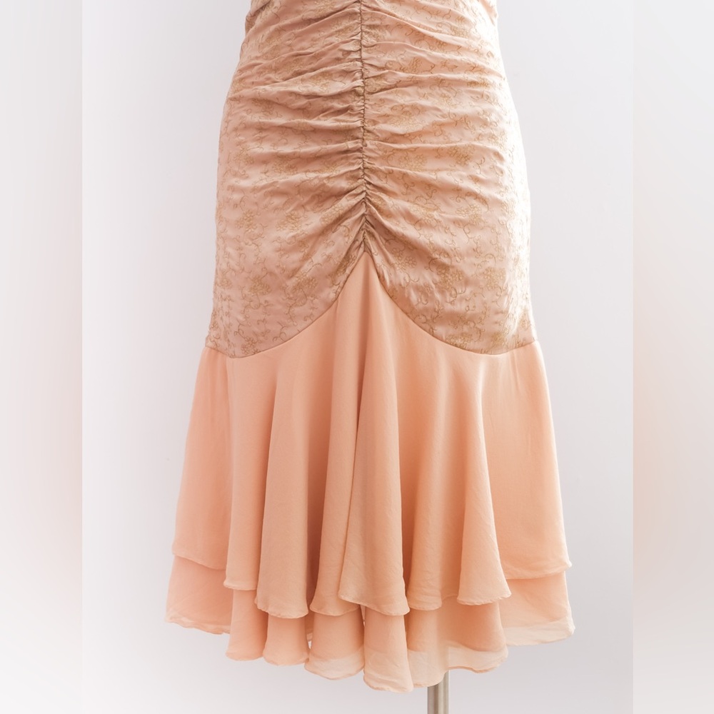 Vintage Betsey Johnson Y2K Silk Midi Dress - Picture 4 of 14